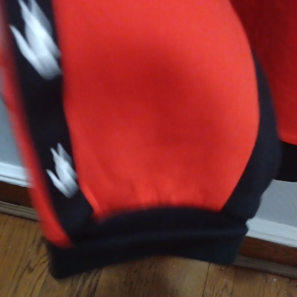 Lacoste Red Sweatshirt with Black Details